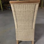 chaise rotin tresse naturel