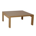table basse carree bois 100x100