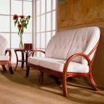 canape rotin 3 places interieur