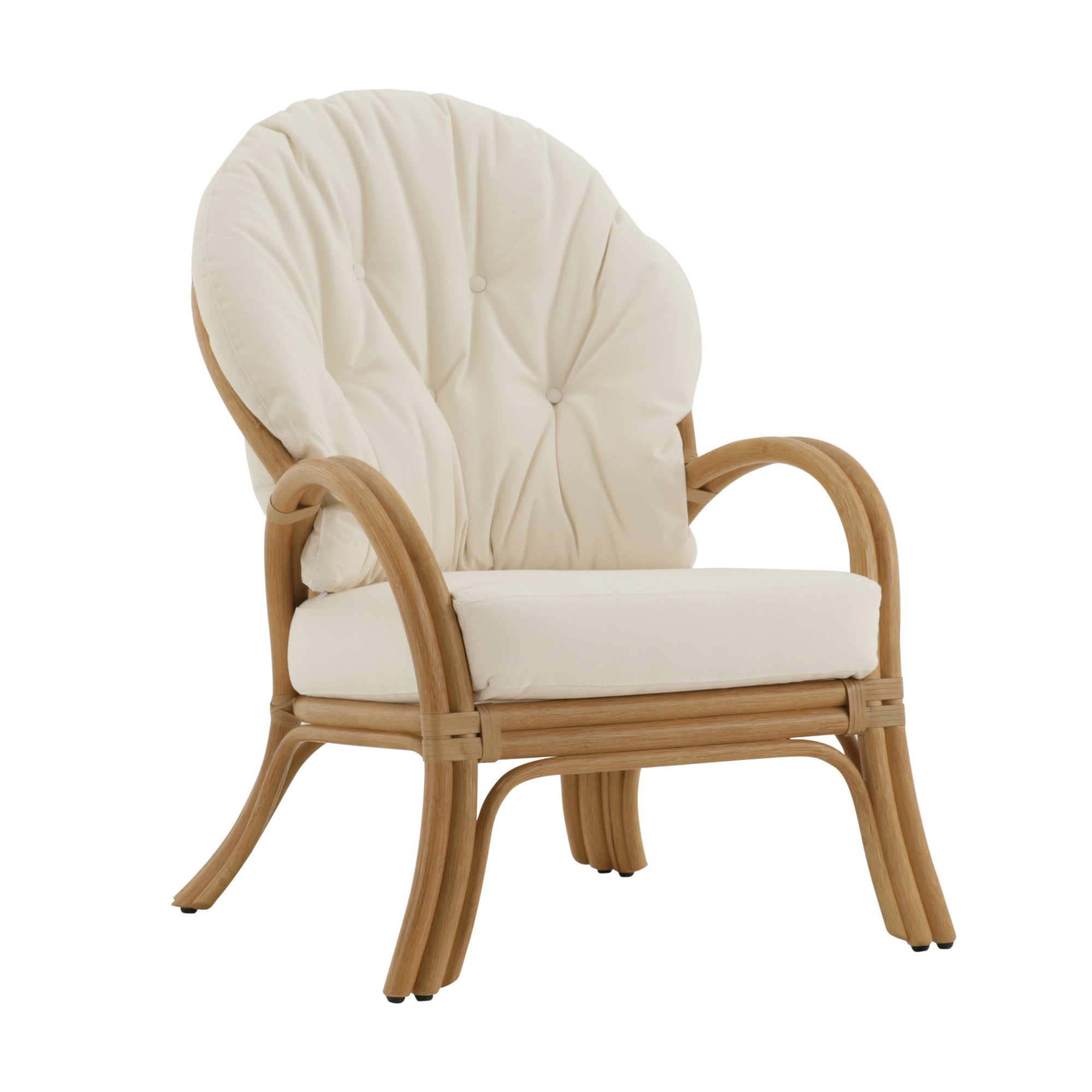 Fauteuil pivotant en rotin - Brin d'Ouest