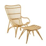 fauteuil detente de jardin avec repose pieds