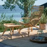 fauteuil relax de jardin en aluminium