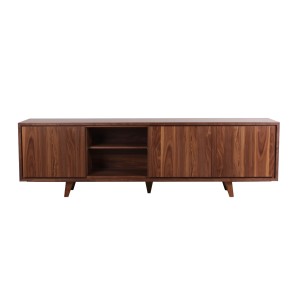 meuble tv bas scandinave pieds bois