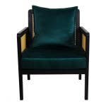fauteuil bois cannage