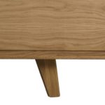 Pieds compas en chêne naturel de buffet scandinave