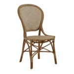 Chaise rotin tressé Rossini couleur antique