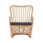 fauteuil rotin design tulip