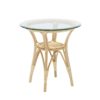 Petit guéridon 60 cm en rotin naturel