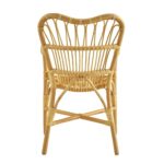 Chaise rotin naturel Margret de dos