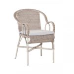 fauteuil resine provence avec coussin