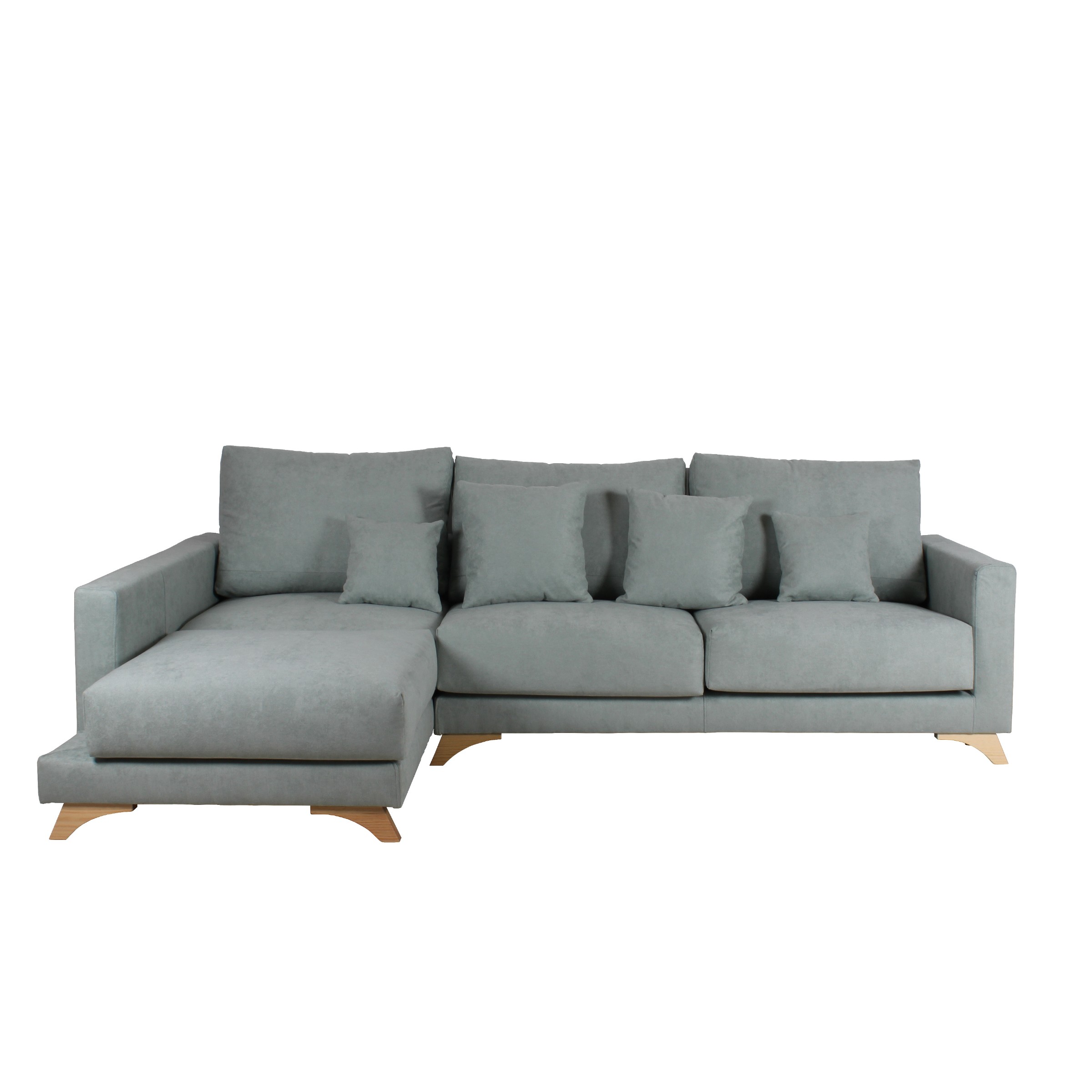 Canapé d'angle 4 places en tissu extérieur tablette SABAL SOFA de CORO