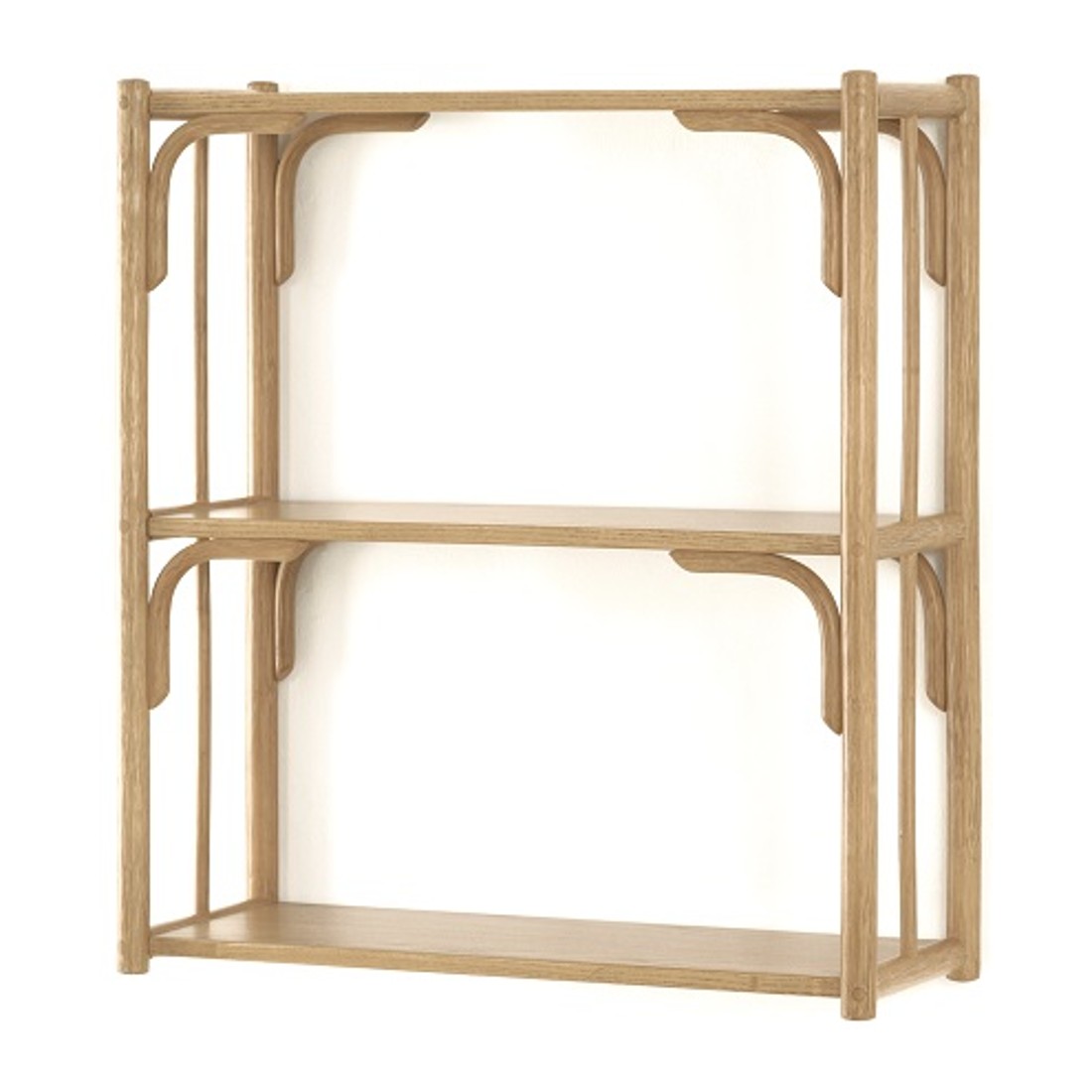 Etagere rotin murale 86 cm x 26 cm x h 75 cm - Brin d'Ouest