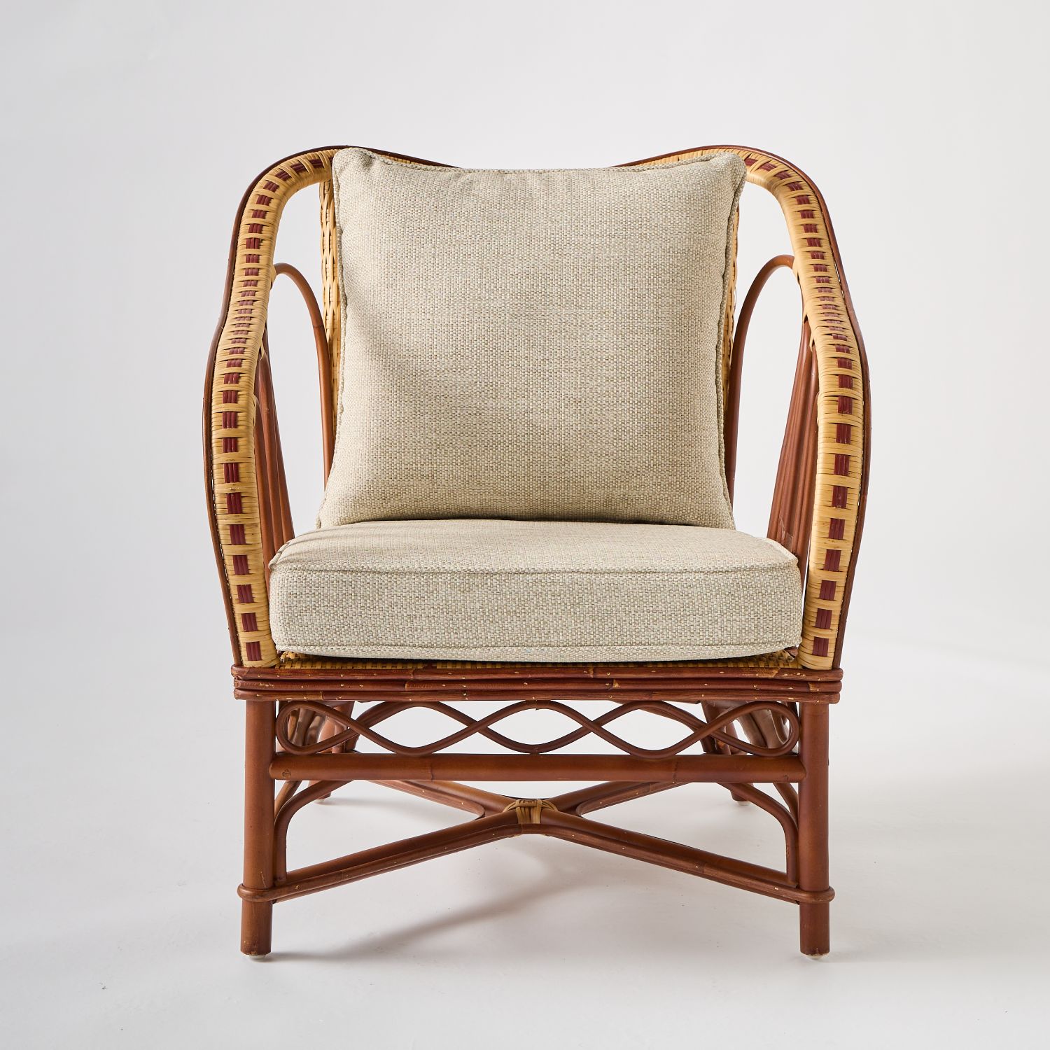 fauteuil confortable en rotin tresse bagatelle Fauteuil de salon et véranda en rotin Bagatelle