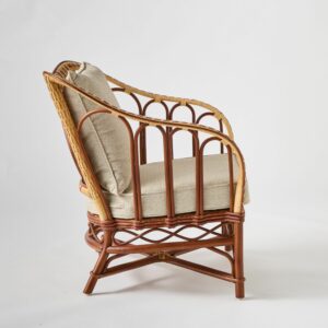 Fauteuil confort en rotin tressé Bagatelle