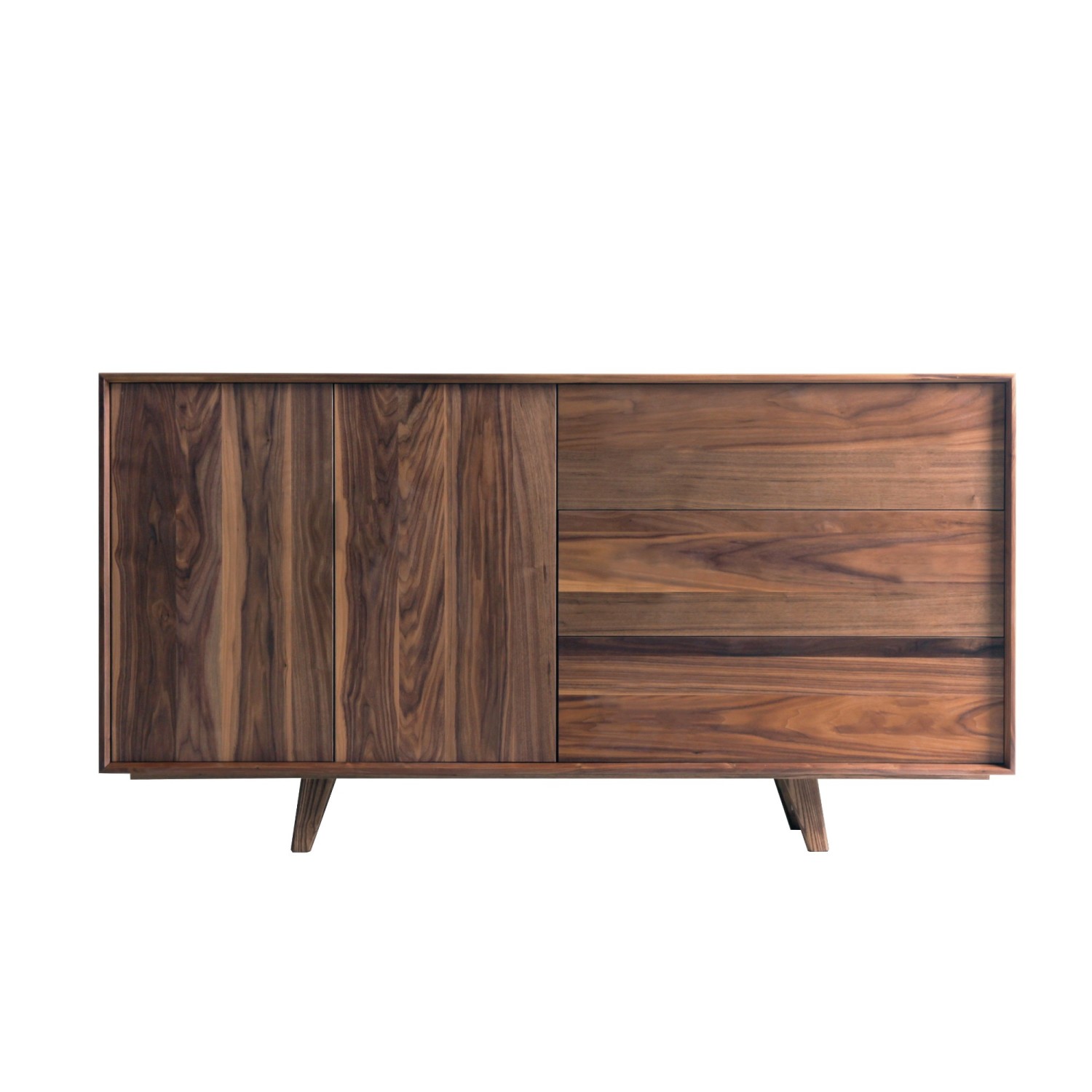 Buffet Bas En Noyer 180 Cm Brin D Ouest