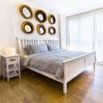 Lit 2 places en pin massif blanc