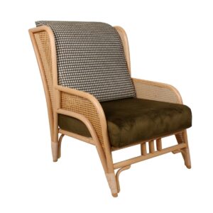 Fauteuil avec cannage pour intérieur haut de gamme