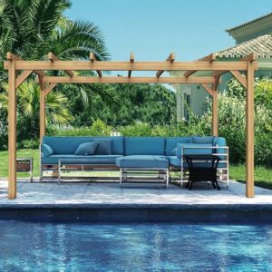 Pergola Valencia 3 x 3 en lamellé collé