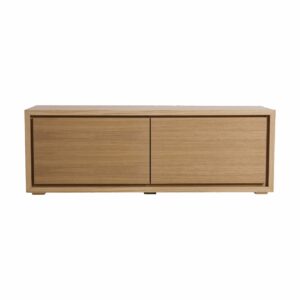 Meuble tv largeur 120 cm avec 2 grands tiroirs de rangement