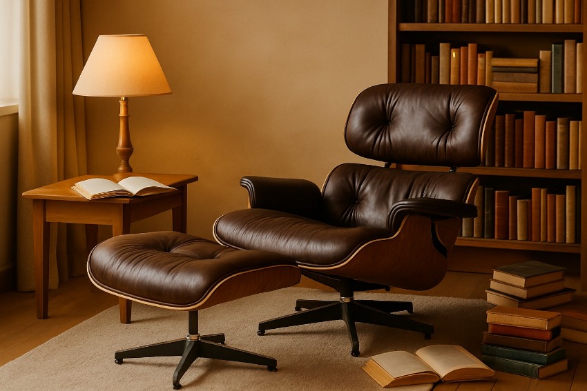 Fauteuil lounge pour espace lecture