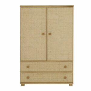 Armoire en rotin 100 cm de large
