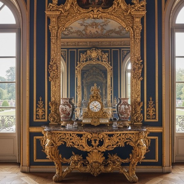 Console d'époque style Louis XIV