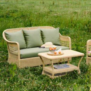 Table basse avec canapé Biarritz pour l'extérieur