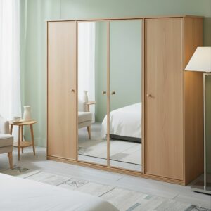 Armoire largeur 200 cm avec 4 portes