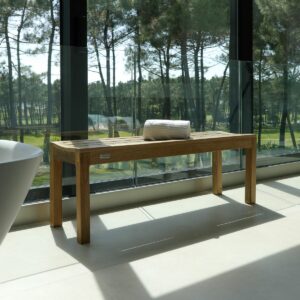 Banc 2 places en bois 120 cm