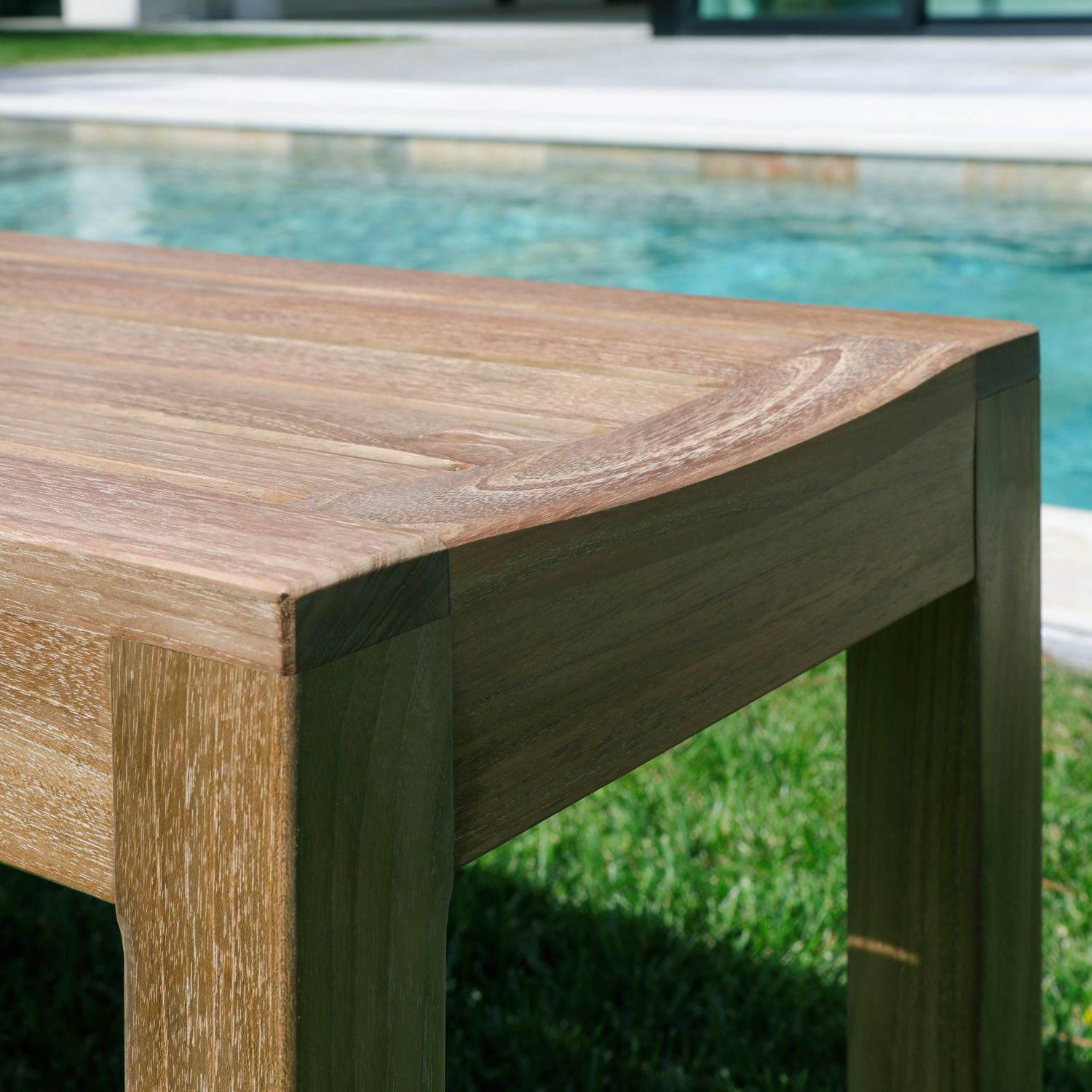 Banc pour l'extérieur en teck 120 cm