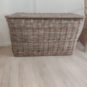Grand malle rotin largeur 110 cm en promotion